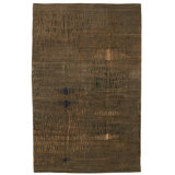 Prati Abstract Area Rug in Brown/Orange