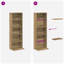 Engineered Wood 97.5cm H Media Shelves-1155169799