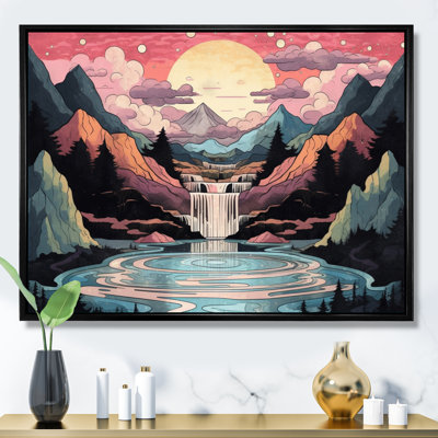 Fiery Mountain Skies II - Imprimé