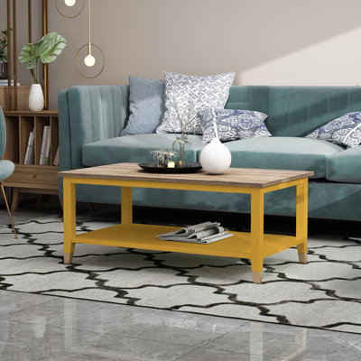 Table basse à 4 pieds avec rangement Aili