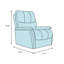Fauteuil inclinable standard à dégagement zéro manuel 32,7 po Smotherman-1783352397