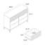 Commode 6 tiroirs 46,5 po Norcross-1275523479