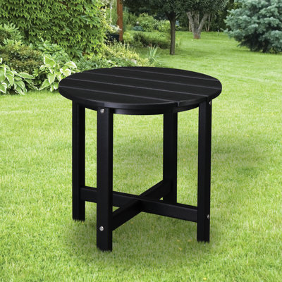 Round Outdoor Side Table , 45.7cm cm W 45.7cm cm D