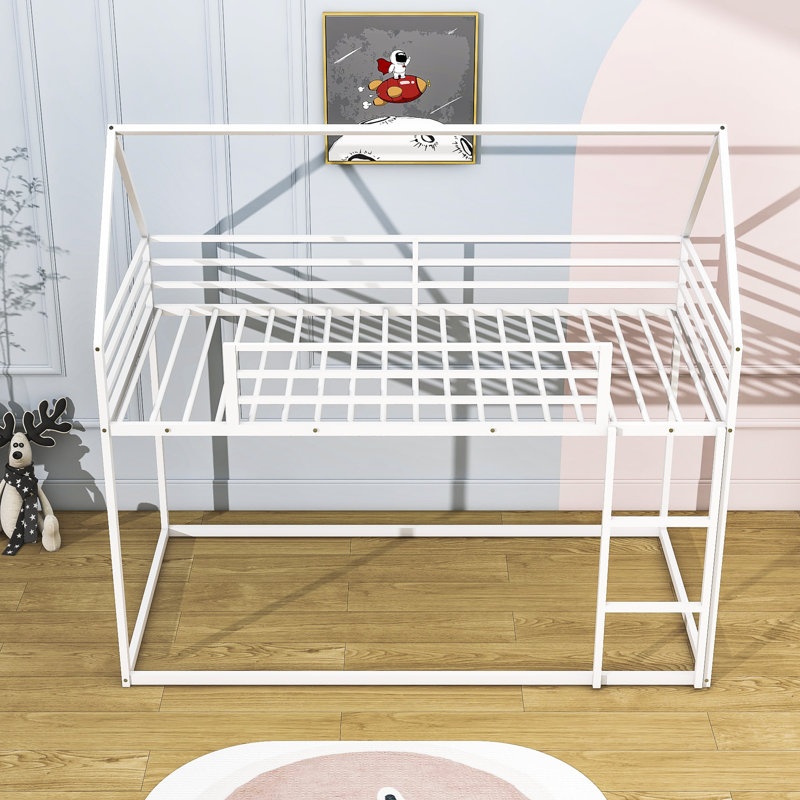 Burnhill Kids Twin Over Twin Bunk Bed, White