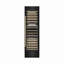 ZLINE Autograph 24 in. Black Stainless 100 Bottle Column Wine Cooler w/ Gold Accents-30447450