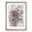 A Red Telephone Box - Single Picture Frame Painting on MDF-56868387-56868388