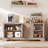 Sideboard Buffet Cabinet With Push-to-open Doors, Storage Cabinet With Adjustable Shelves