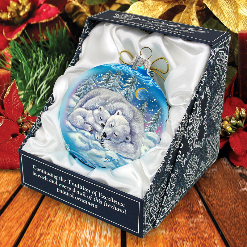 5.5'' Glass Holiday Shaped Ornament