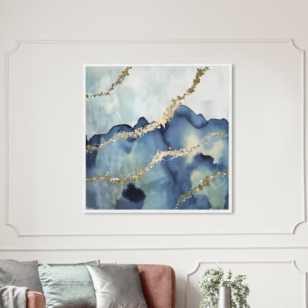 Everly Quinn Abstract More Than Love Watercolor Framed On Paper Print ...