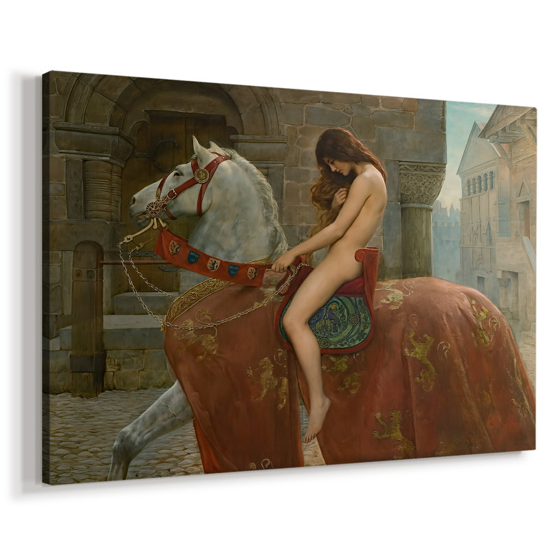 Lady Godiva-John Collier-Gallery, toile tendue-1898, 40 po x 60 po