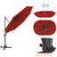 Parasol en porte-à-faux 132 po Rocca-1476940550
