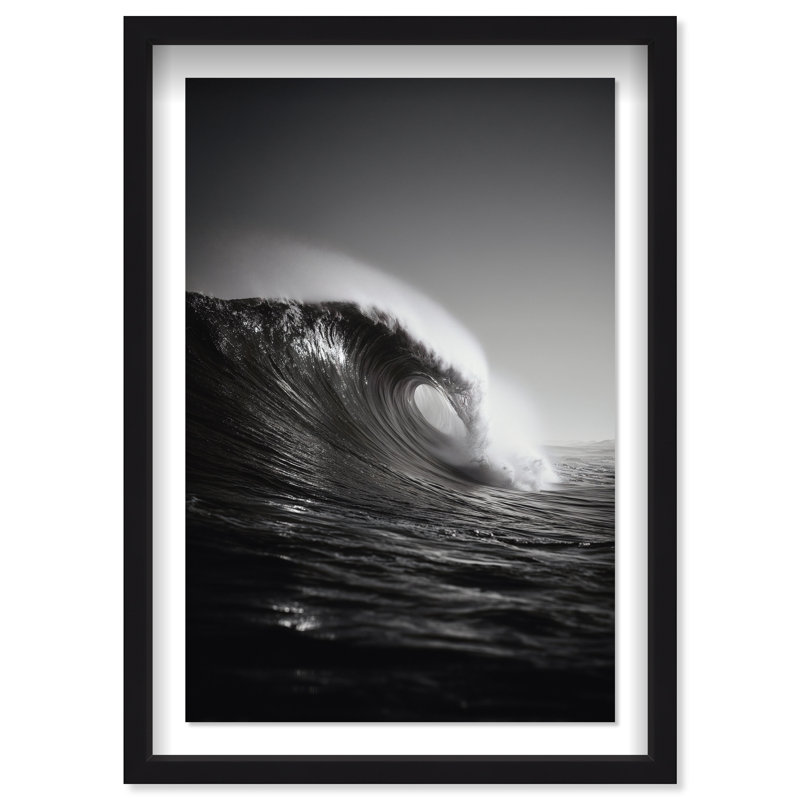 Tectonic Flow II Print by Oliver Gal, 37.5"H x 25.5"W, Black Shadowbox