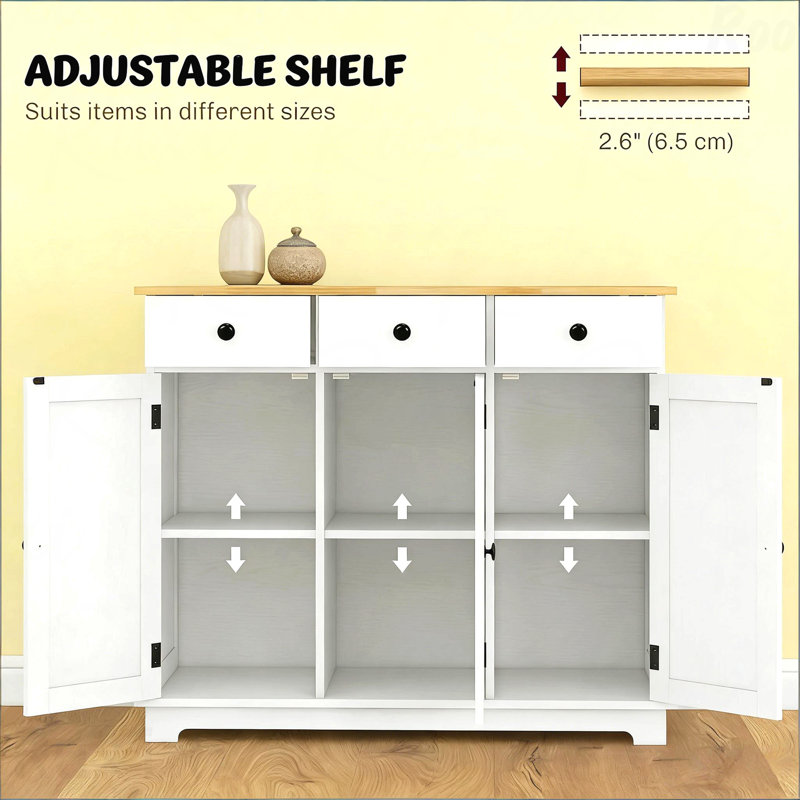 Armoire de rangement spacieuse, Blanc