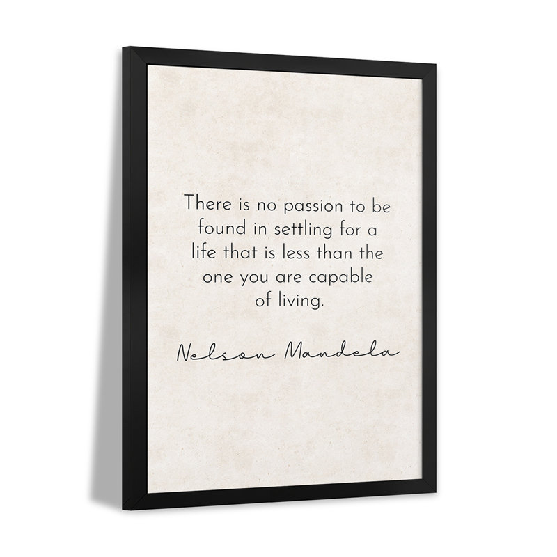 No Passion - Nelson Mandela, H 24 po x l 16 po