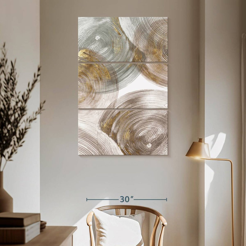 Avery Spiral Rings II, 65" H x 42" W