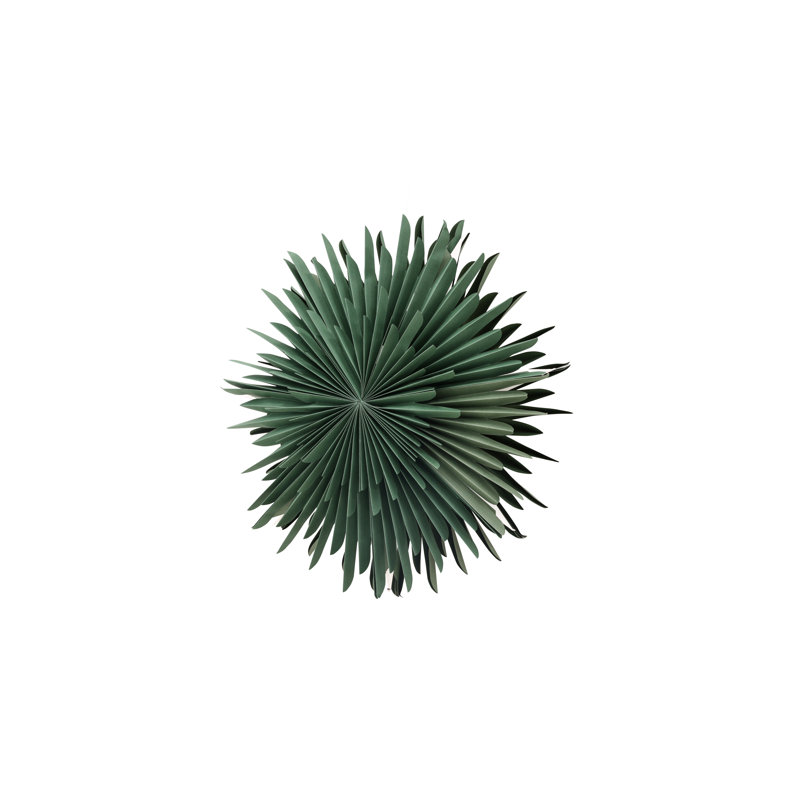 Brooklana 1 - Light Geometric Pendant, Green, 60cn H x 60cm W x 60cm D