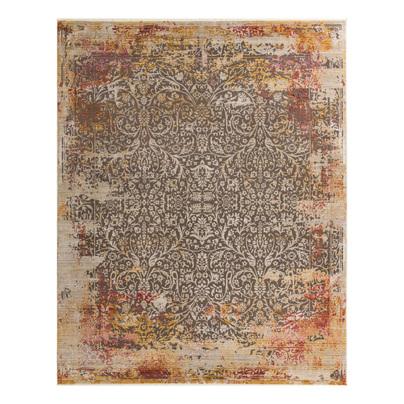 Oriental Indoor Rug, Rectangle 7'10" x 9'8"