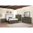 Harbington Dark Cocoa Upholstered Eastern King Panel Bed