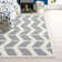 Ellicott Hand Tufted Wool Chevron Rug