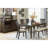 Dark Brown Finish Dining Bench With 48-inch Seat And Beige Upholstered For Everlasting Quality In Constant Allurement