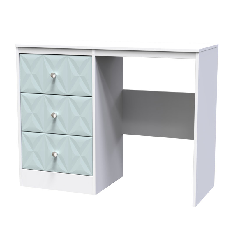Taiylor 3 Drawer Desk/ dressing Table, Duck/White