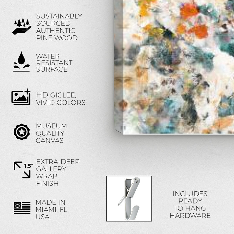 Marcona - Impression sur toile, H 16 po x l 24 po, Toile tendue