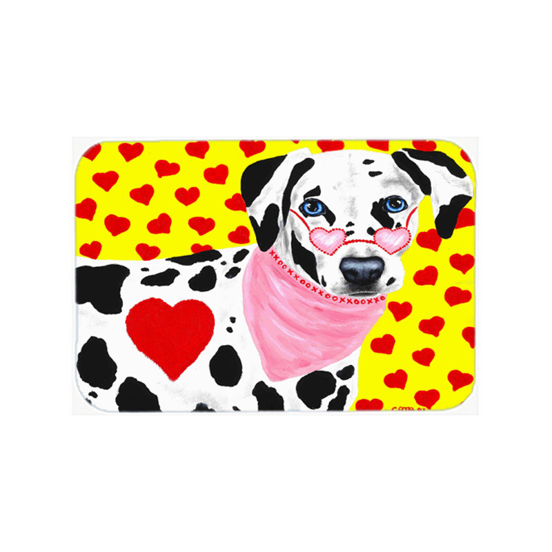 Planche à découper en verre et en verre dalmatien caroline