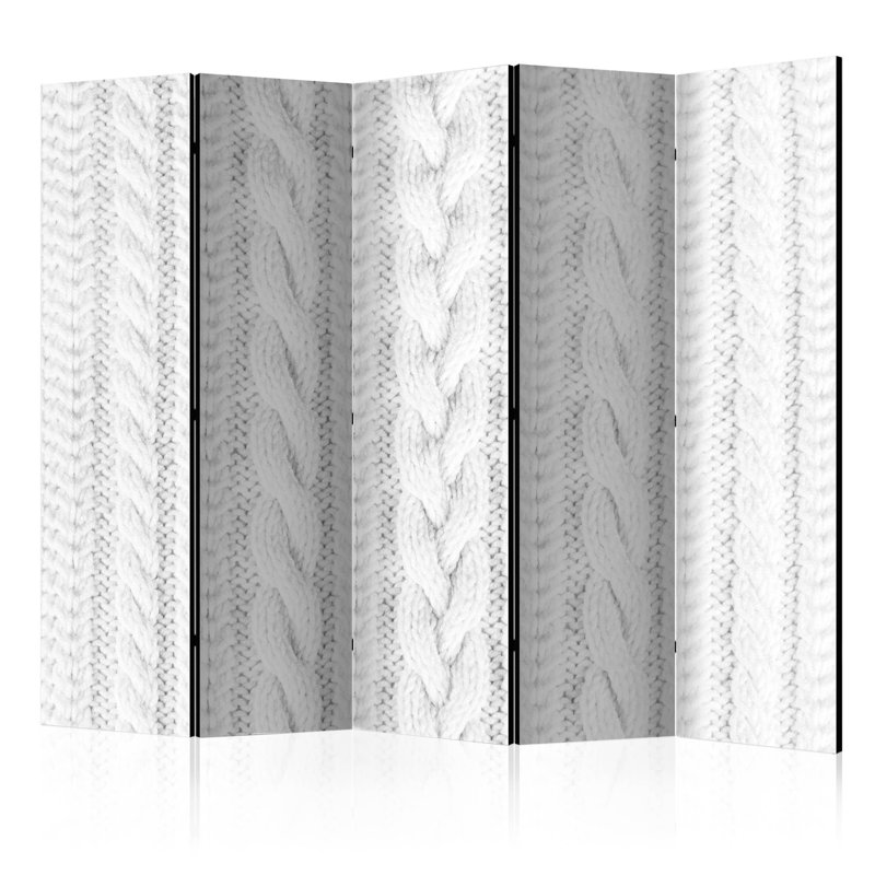 Ordonez Solid Wood Folding Room Divider, 5