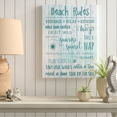 " Beach Rules "