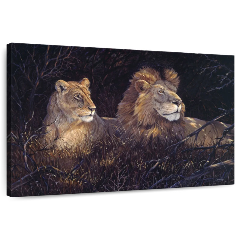 Brampt In Deep Shadows, 34" H x 51" W