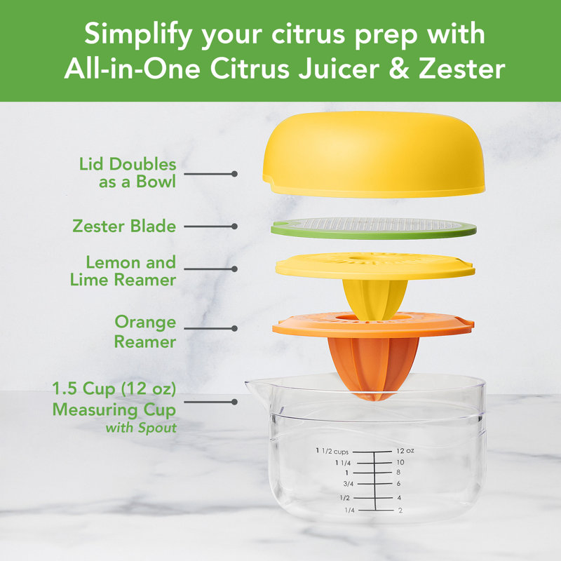 Tovolo All-In-One Citrus Juicer and Zester