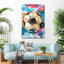 «Fun Soccer Ball», reproduction sur toile tendue-248800682