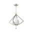Lustre géométrique à 4 lumières avec détails en cristal Djanae-1257105653