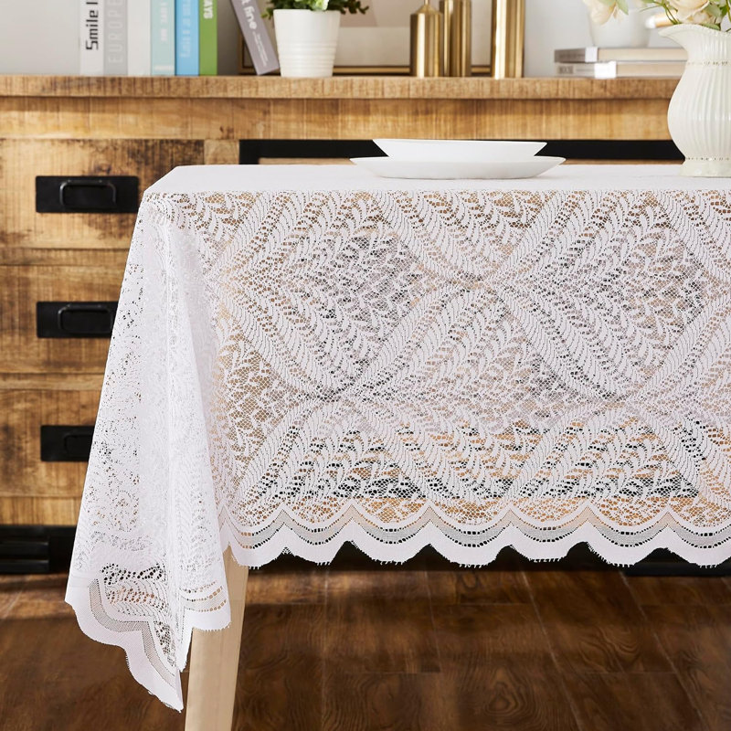 Linge de table Denese, 72 po x 54 po, Blanc
