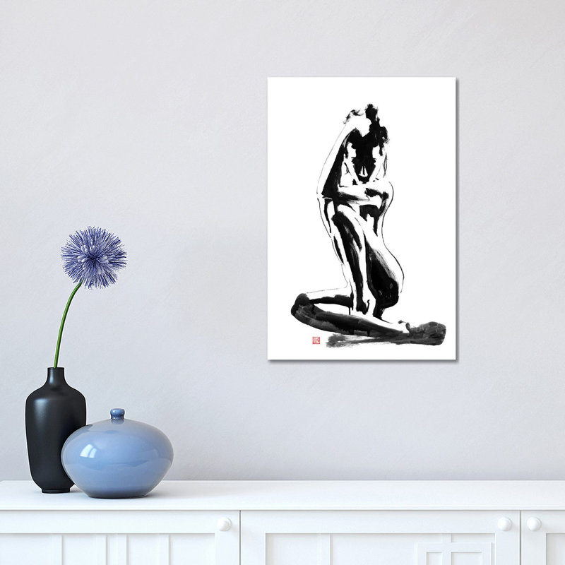 Modest by Péchane - Print on Canvas, 30.48 cm H x 45.72 cm W, Wrapped Canvas