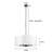 Elynore 6 - Light Dimmable Chandelier Dining Room Light Fixture Drum Light Kitchen Chandelier Dining Table Light