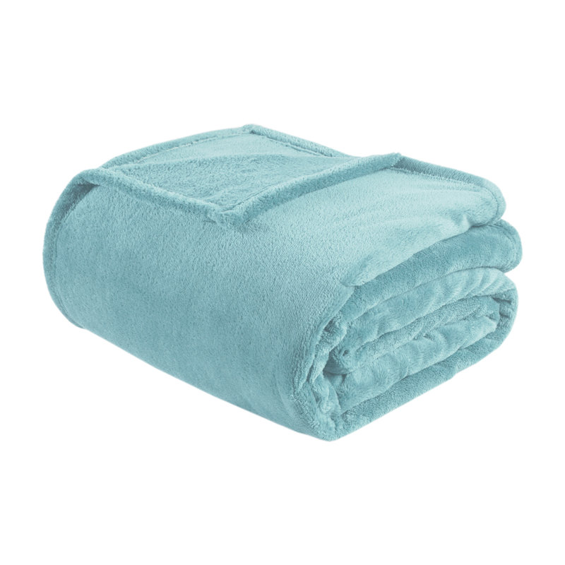 Couverture ultra-douce ultra-douce pour lit simple / simple TG, Simple/Simple TG, Turquoise