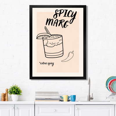 Décoration murale extra épicée margarita - cocktails