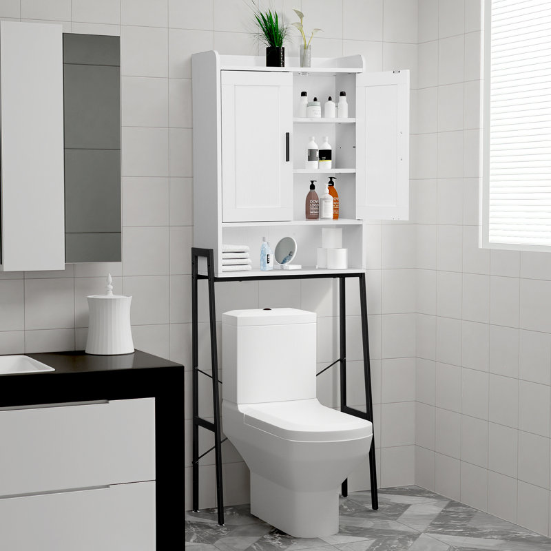 Jemekia Over The Toilet Storage, White