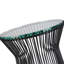 Table d'appoint moderne, table basse ronde en forme de sablier, petite table basse ronde-139867940
