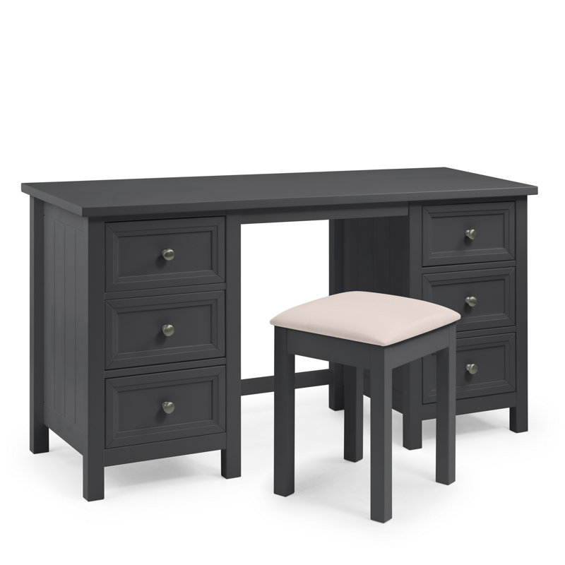 Manufactured Wood Accent Stool, Grey