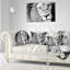 Coussin lombaire pour tête de lion animal