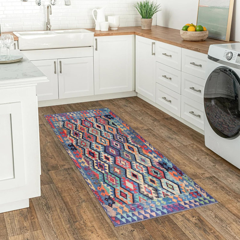Rectangle Area Rug Modern Non Slip Mat Large Entryway Rugs Washable Carpet Pad for Bedroom 1314, Rectangle 120 x 180 cm