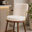 Tabouret d'intérieur rembourré avec structure en métal