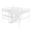 Lit simple mezzanine simple en métal avec bureau Lit mezzanine double en métal avec prise de courant pour économiser de l'espace-2098171913