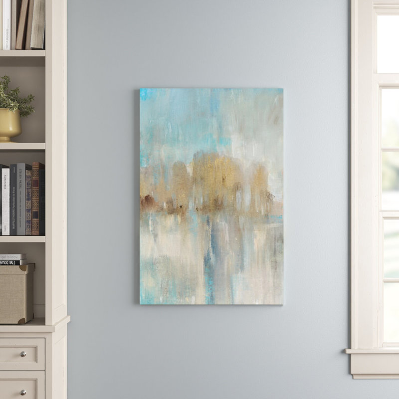 «Trees Aglow II» par Timothy O 'Toole - peinture sur toile tendue, H 48 po x l 32 po