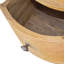 Solid Wood Round Accent Chest