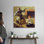 Norman Rockwell, le joueur de banjo, art mural sur toile