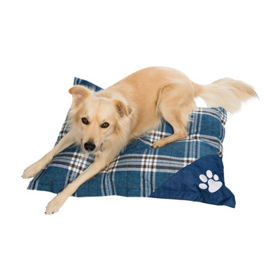 Safire Geometric Orthopedic Polyester Pet Bed