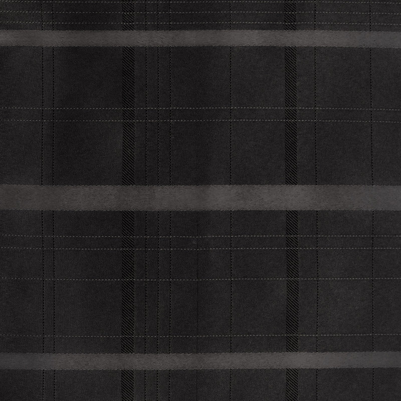 Ramiro Plaid Jacquard Square/Rectangle Tablecloth, 144" L x 60" W, Black